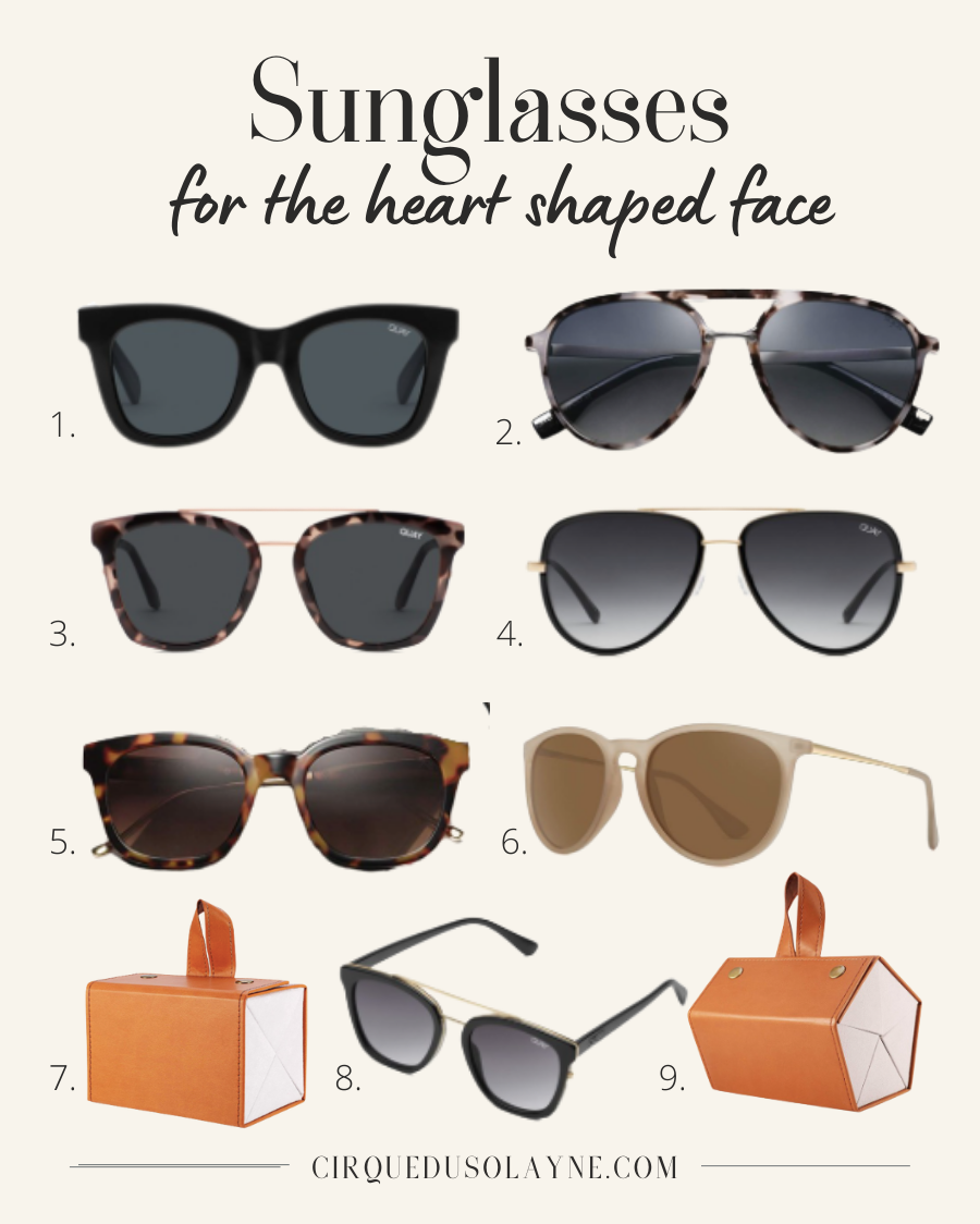 Sunglasses for the Heart Shaped Face