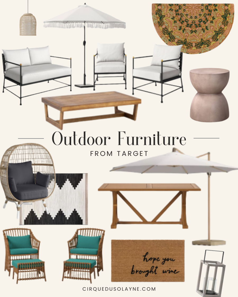 Modern Outdoor Seating and More: My Favorite Target Patio Finds